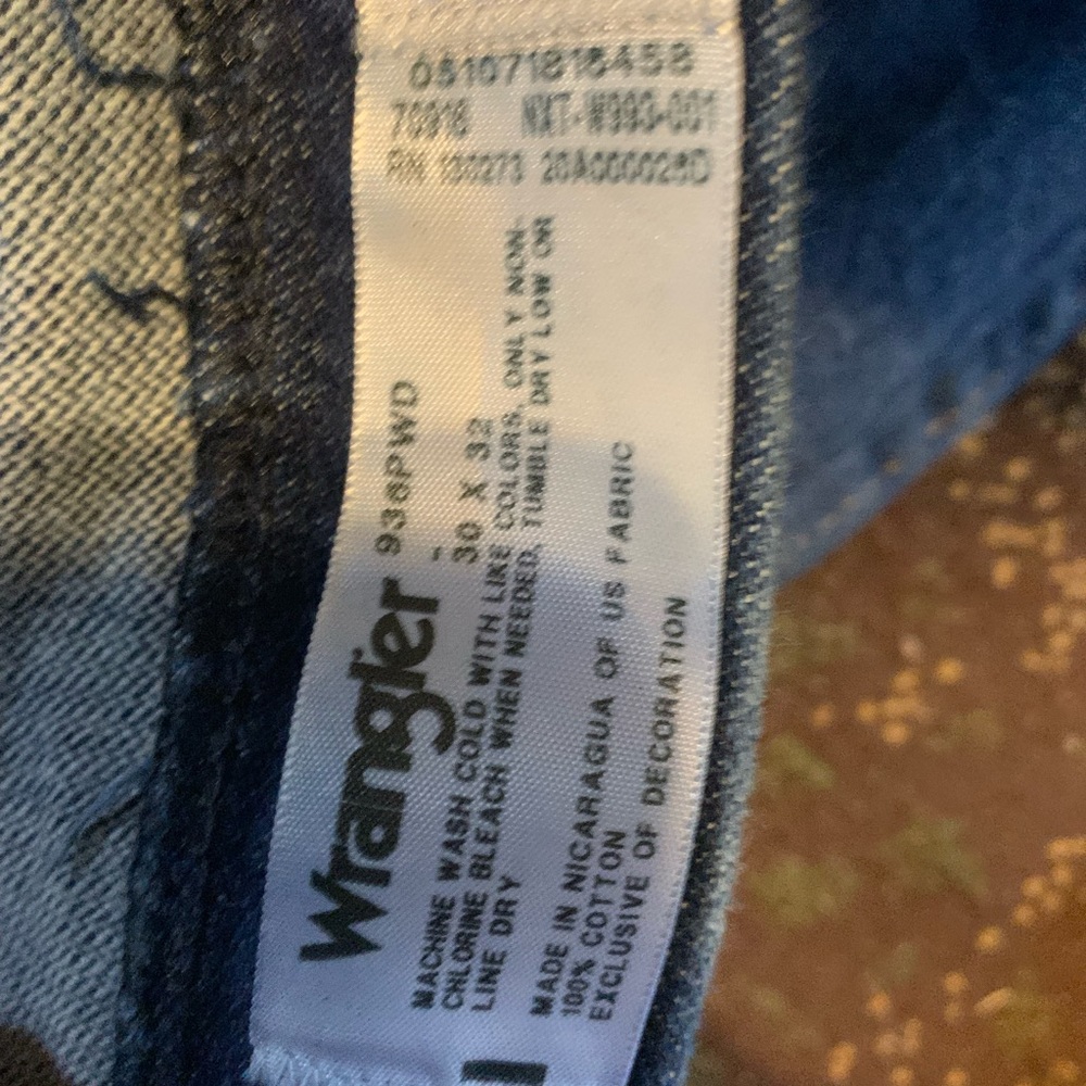 Wrangler jeans 30x32 NEW!!